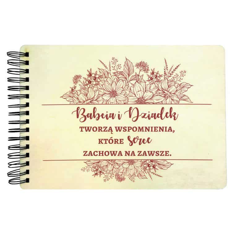 Album z grawerem dla babci dziadka