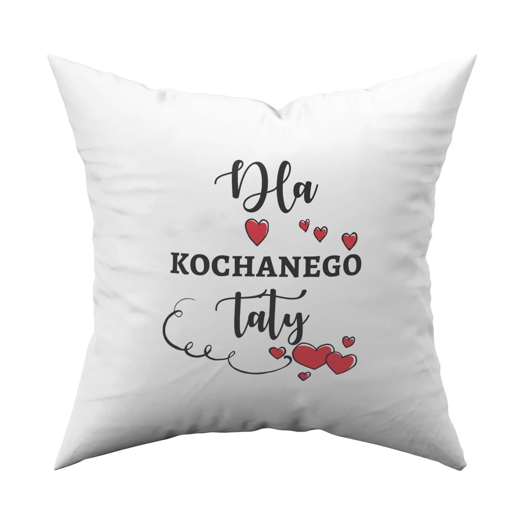 Poduszka z nadrukiem dla kochanego taty - obrazek 1