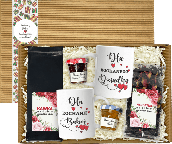 Ekskluzywny Zestaw Prezentowy dla Babci i Dziadka. Idealny prezent na Święta oraz Dzień Babci i Dziadka - obrazek 1