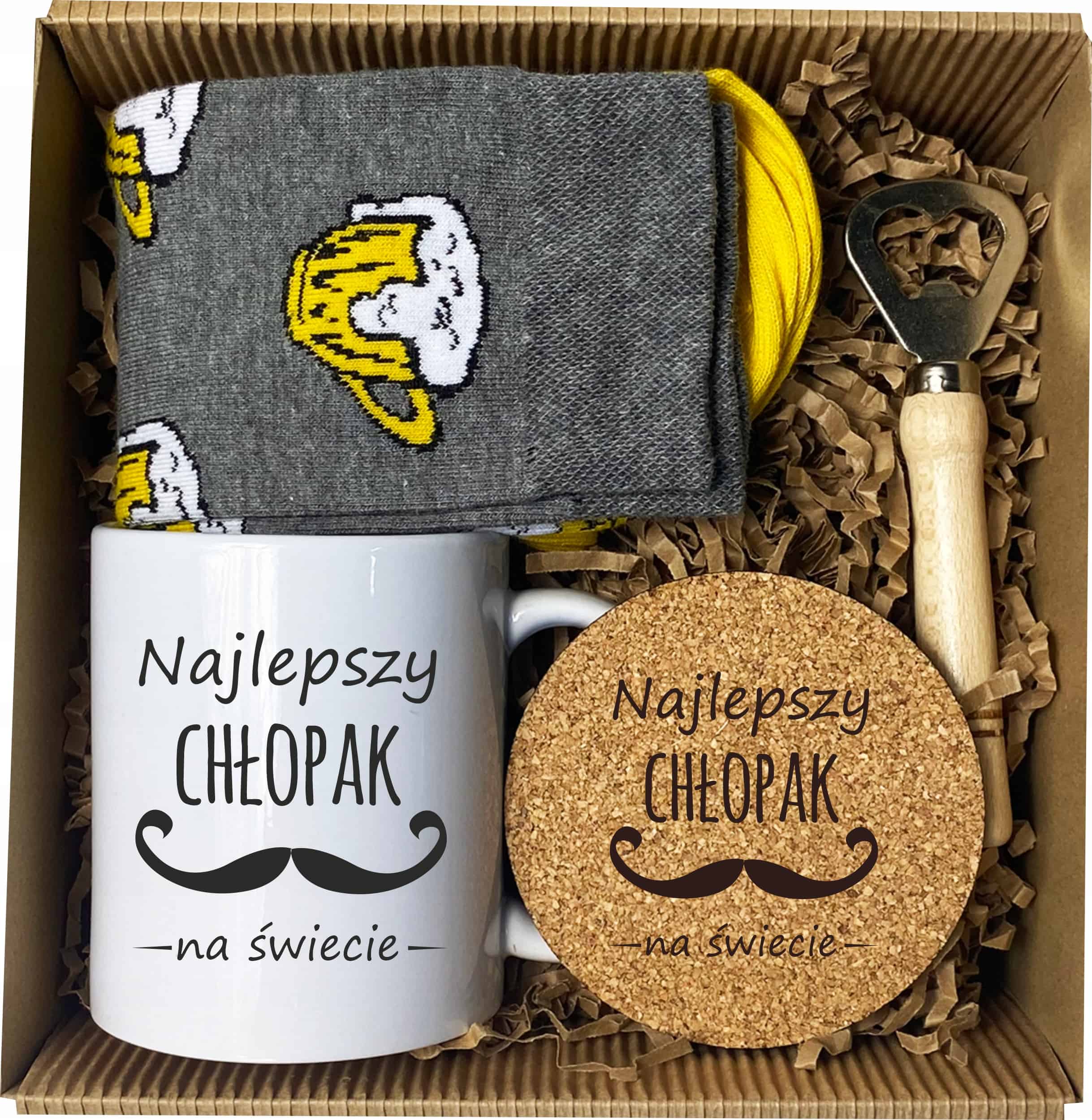 Prezent na walentynki zestaw chłopaka niego kubek - obrazek 1