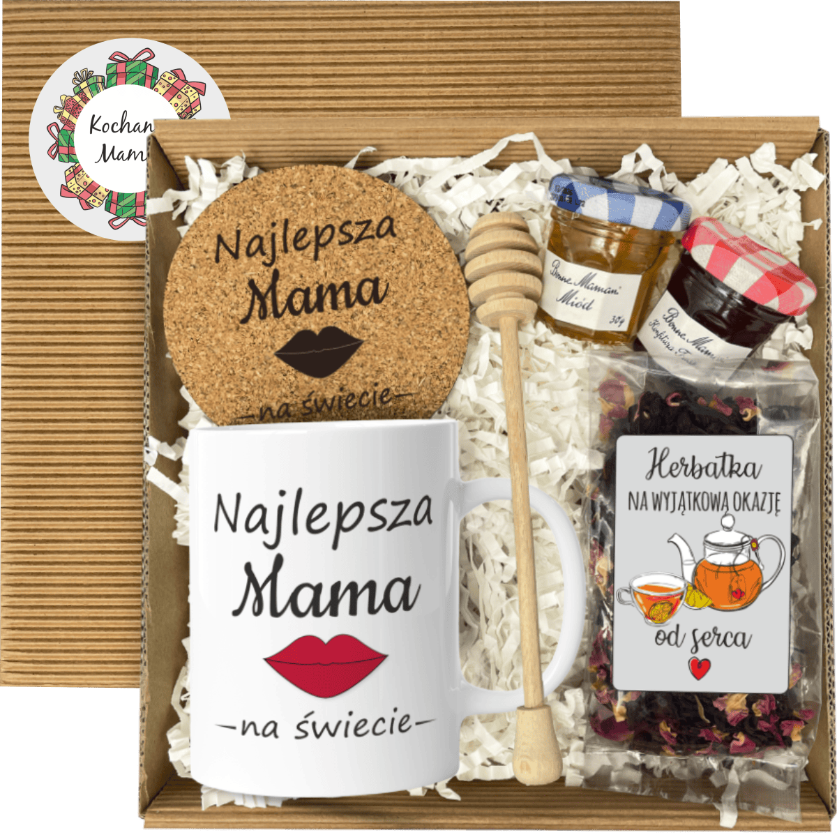 miodownik mama główne Zestaw prezentowy dla mamy. Herbata miód kubek - obrazek 1
