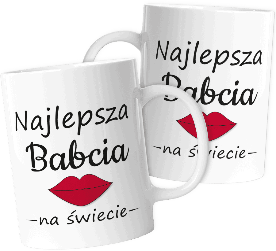 2 kubki 1B główne Kubki dla dziadków z nadrukiem - obrazek 1