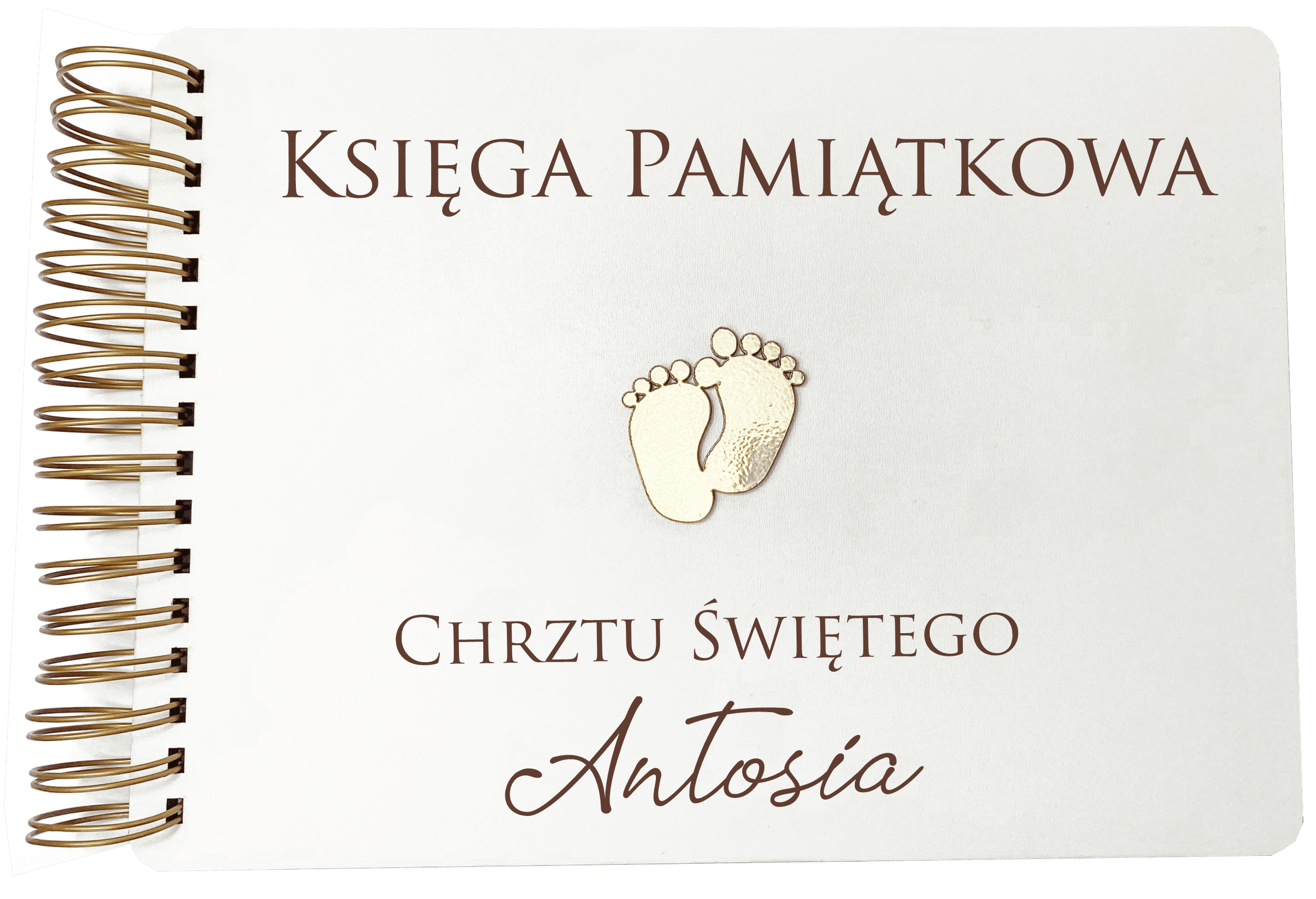 przod ksiega pamiatkowa Księga pamiątkowa na zdjęcia wpisy Gości na Chrzest Album - obrazek 1