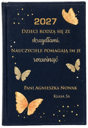 Kalendarz Nauczyciela z Personalizacją na 2027- Elegancki Personalizowany Prezent dla Nauczyciela - obrazek 1