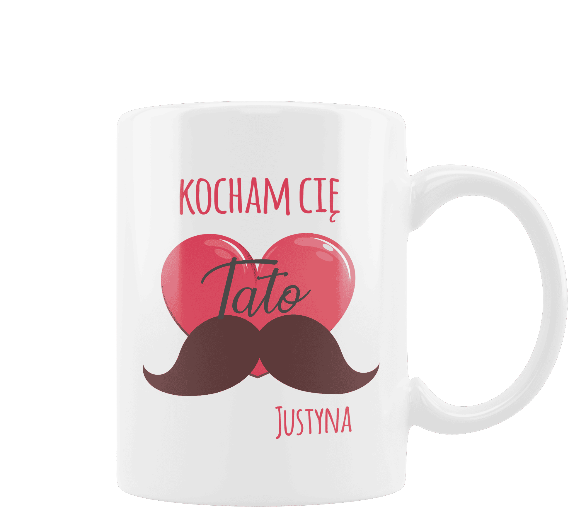 9t Kubek z nadrukiem Kocham Cię Tato - obrazek 1