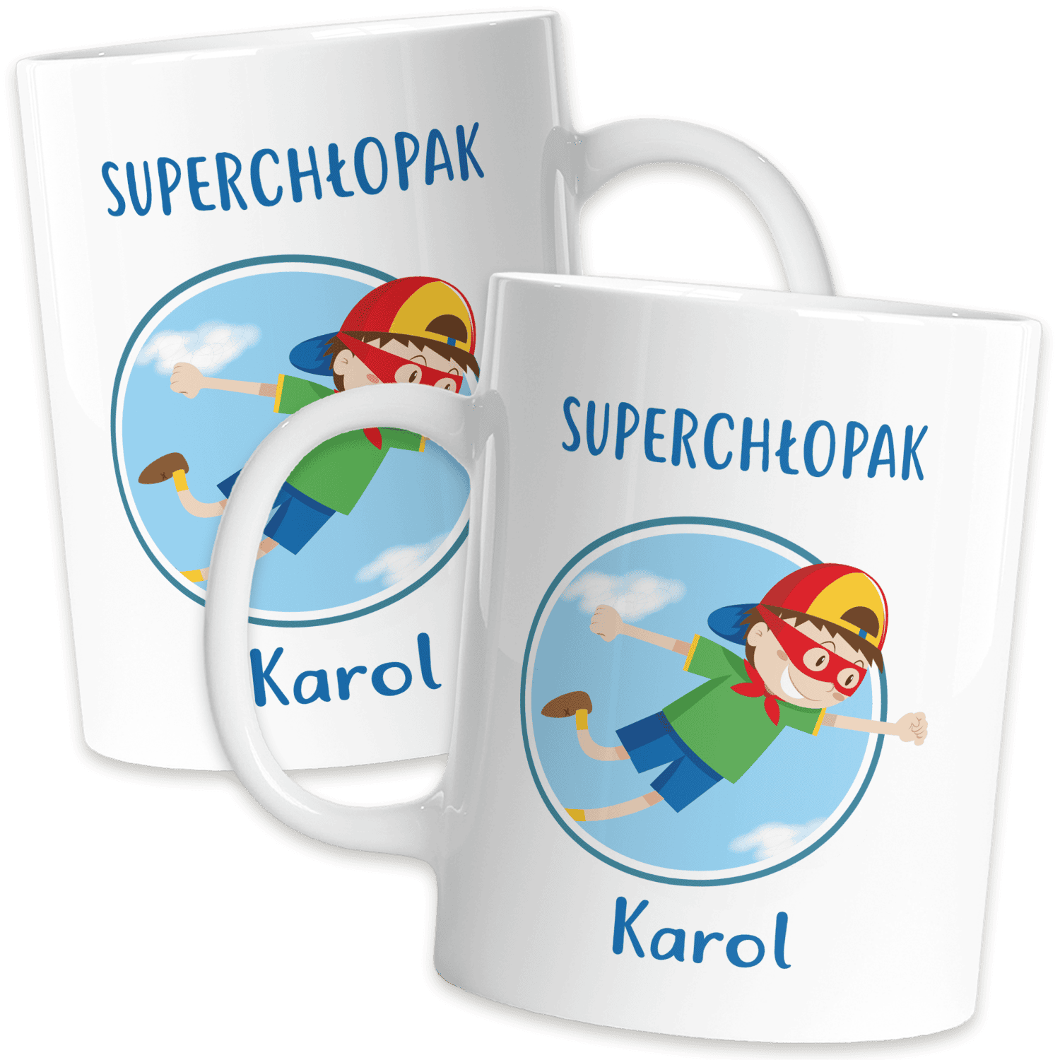 Kubek Super Chłopak dla chłopaka – idealny prezent szkolny Kubek Super Chłopak dla chłopaka – prezent do szkoły