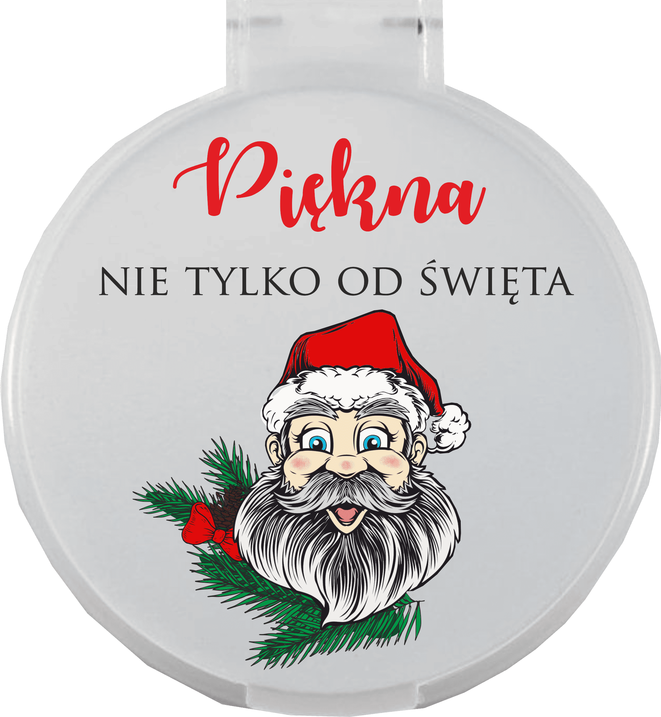 3fd04386313fc075fd04e1e2ed491ee8.png Wyjątkowe lusterko z motywem Mikołaja. Idealny prezent Mikołajki - obrazek 1