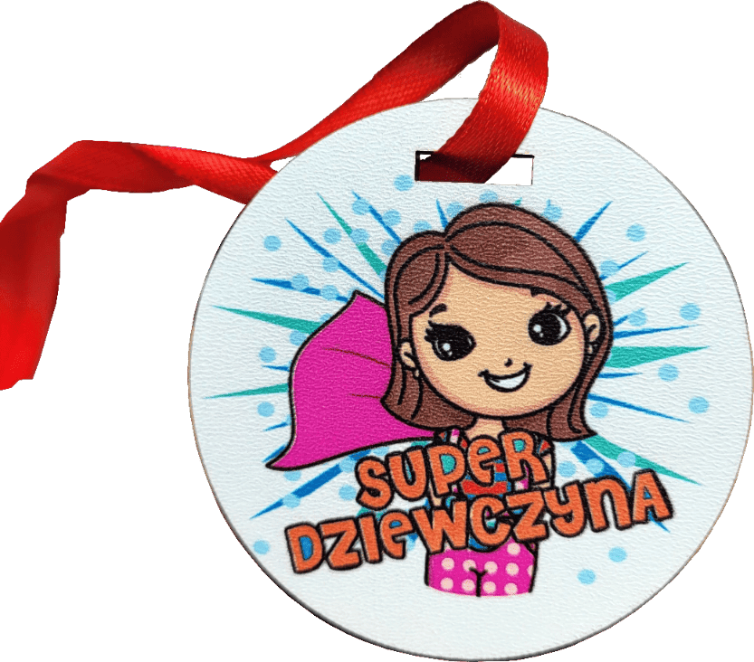 Drewniany medal z nadrukiem UV - obrazek 1