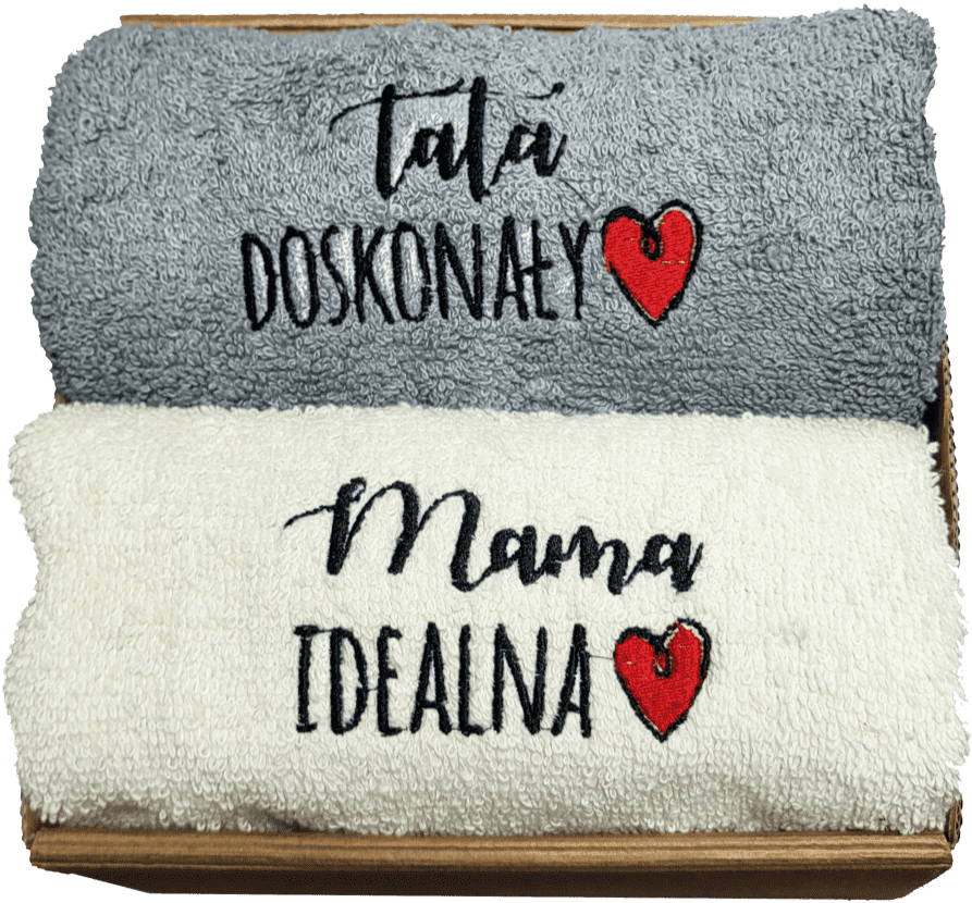 1b0465244a180b28c4ddfea45a7715c6.png Zestaw Ręczników Premium dla Rodziców z Haftem i Kokardą. Doskonały prezent dla mamy i taty - obrazek 1