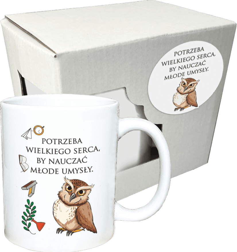 Elegancki kubek dla nauczyciela