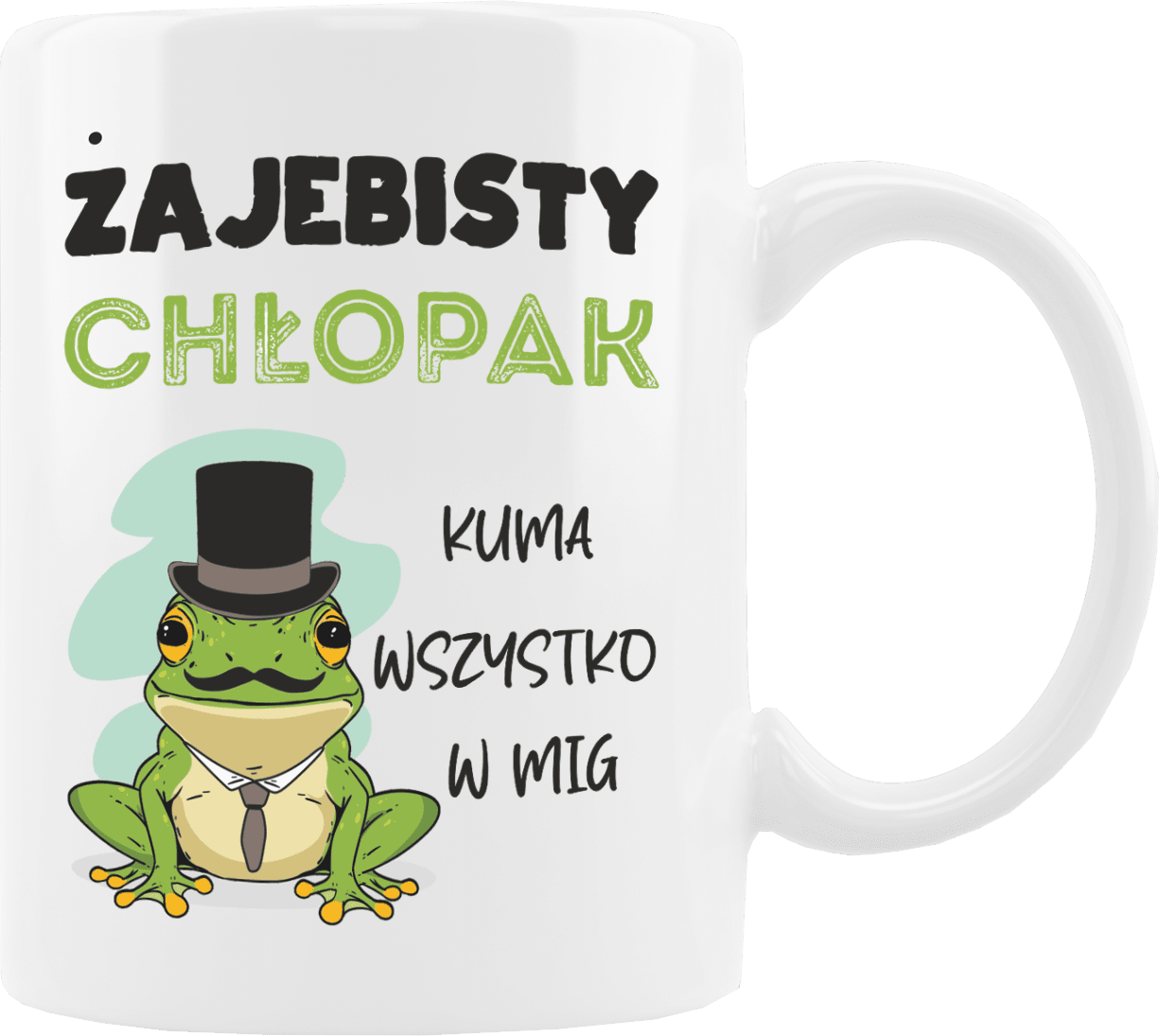 kubek zajebisty chlopak prezent na dzien chlopaka.png Kubek z nadrukiem "Zajebisty Chłopak" - prezent na Dzień Chłopaka