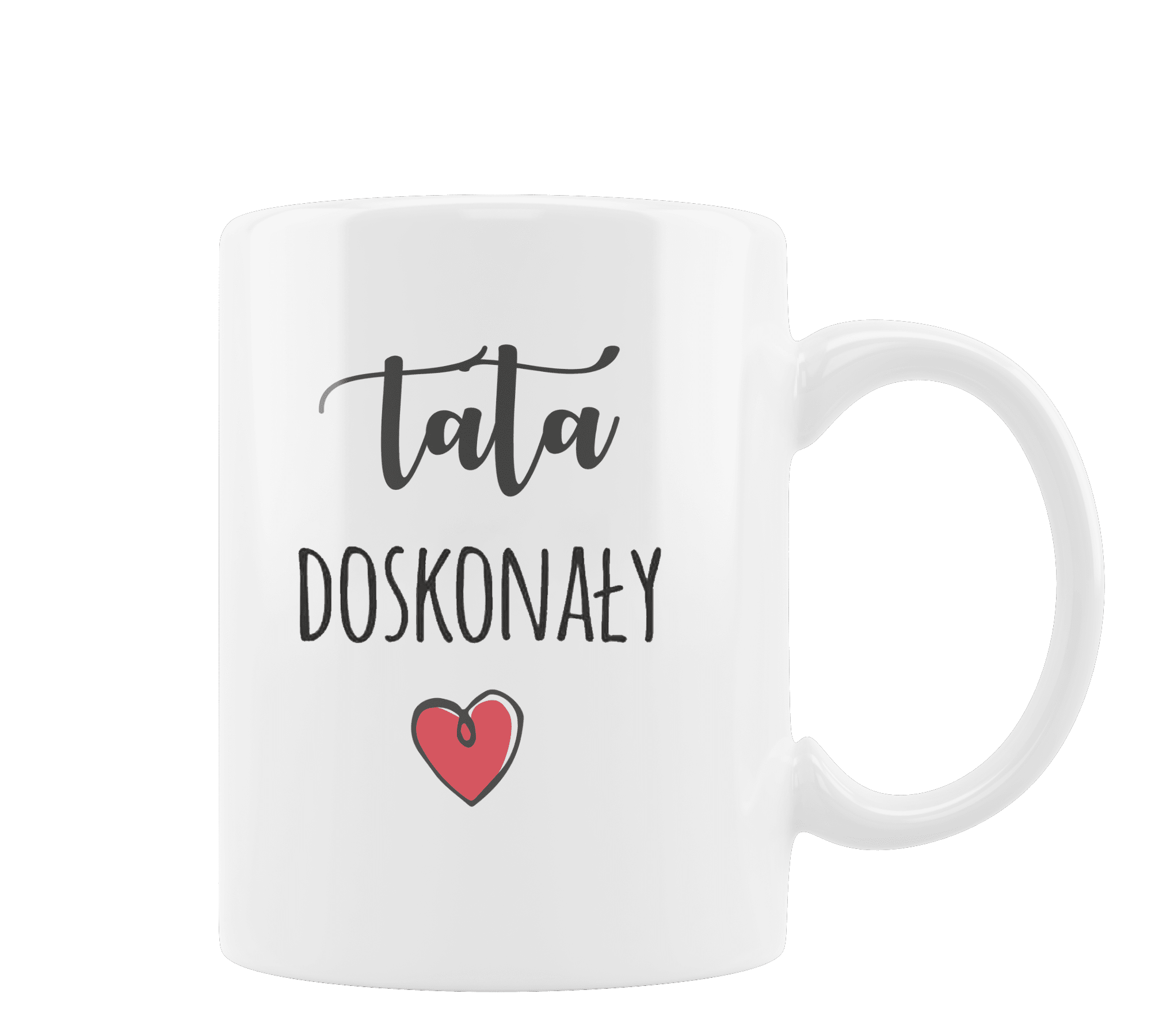 Kubek z nadrukiem dla taty doskonałego - obrazek 1