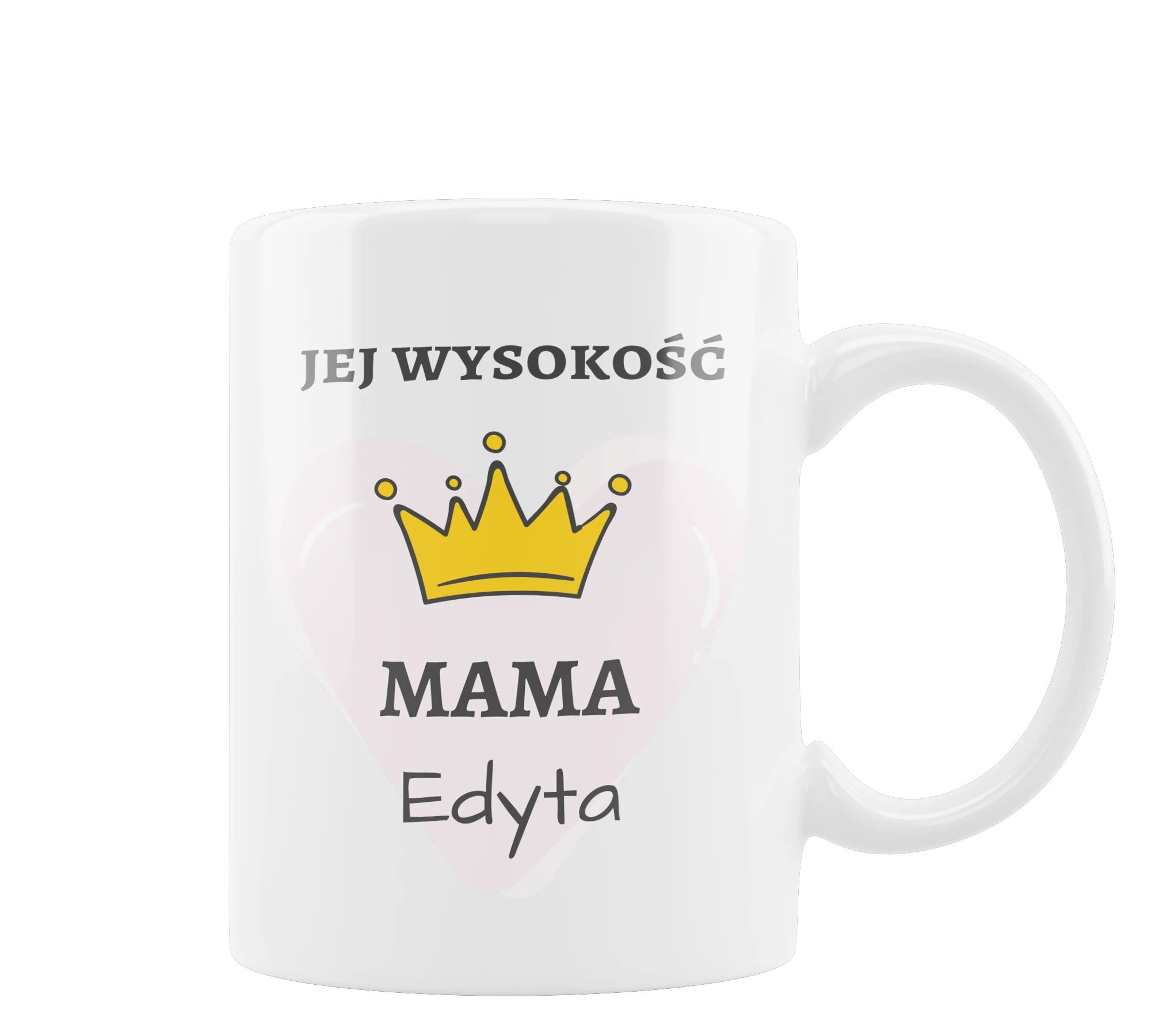 Poduszka z nadrukiem dla mamy jej wysokość - obrazek 1