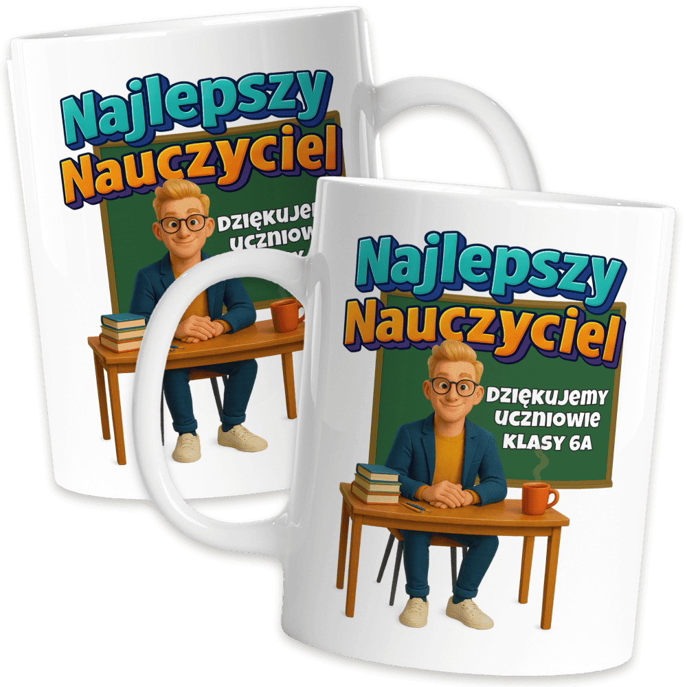 Kubek z dedykacją dla nauczyciela