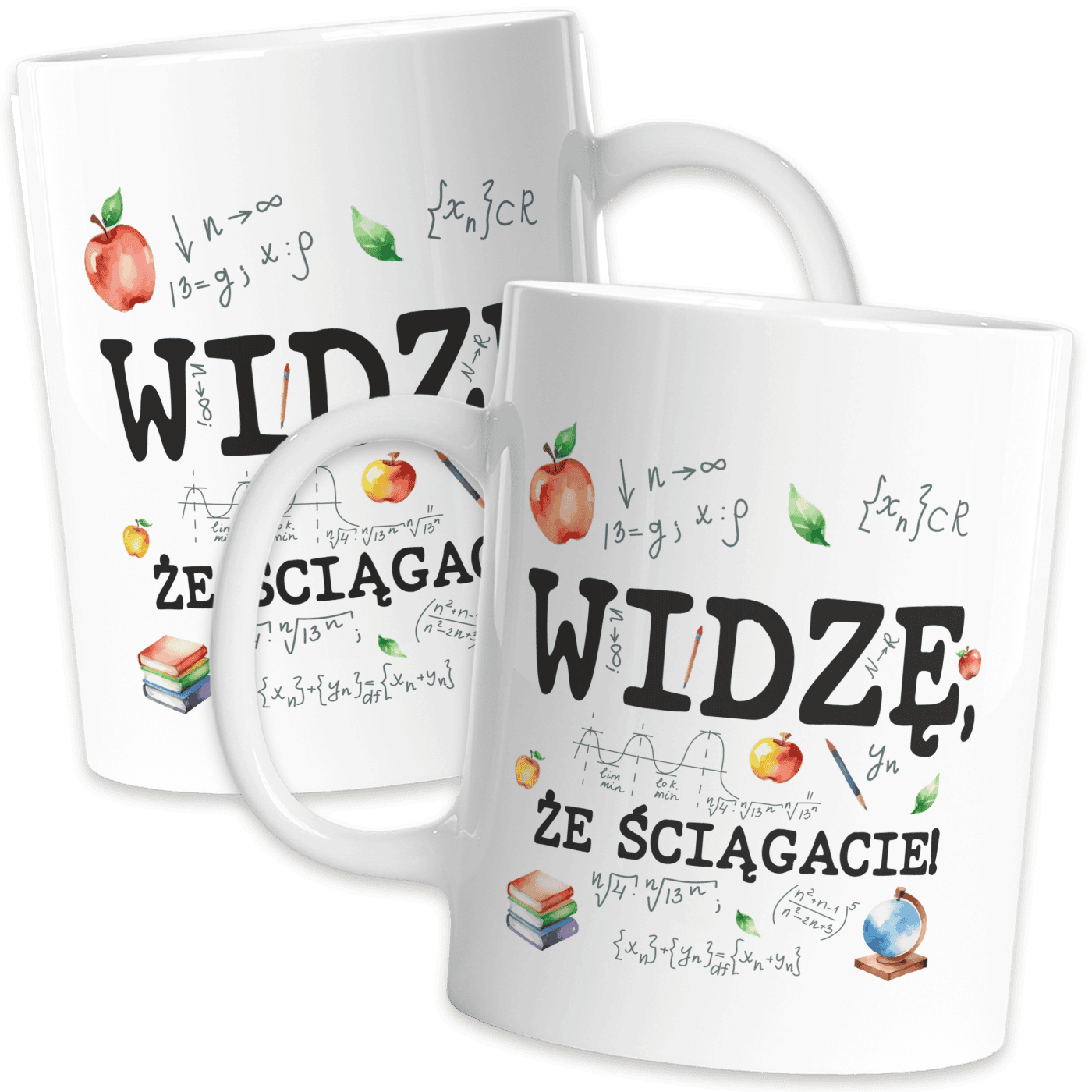 Kubek dla pedagoga z cytatem na froncie i odwrocie Kubek 330 ml dla pedagoga z napisem na froncie i odwrocie