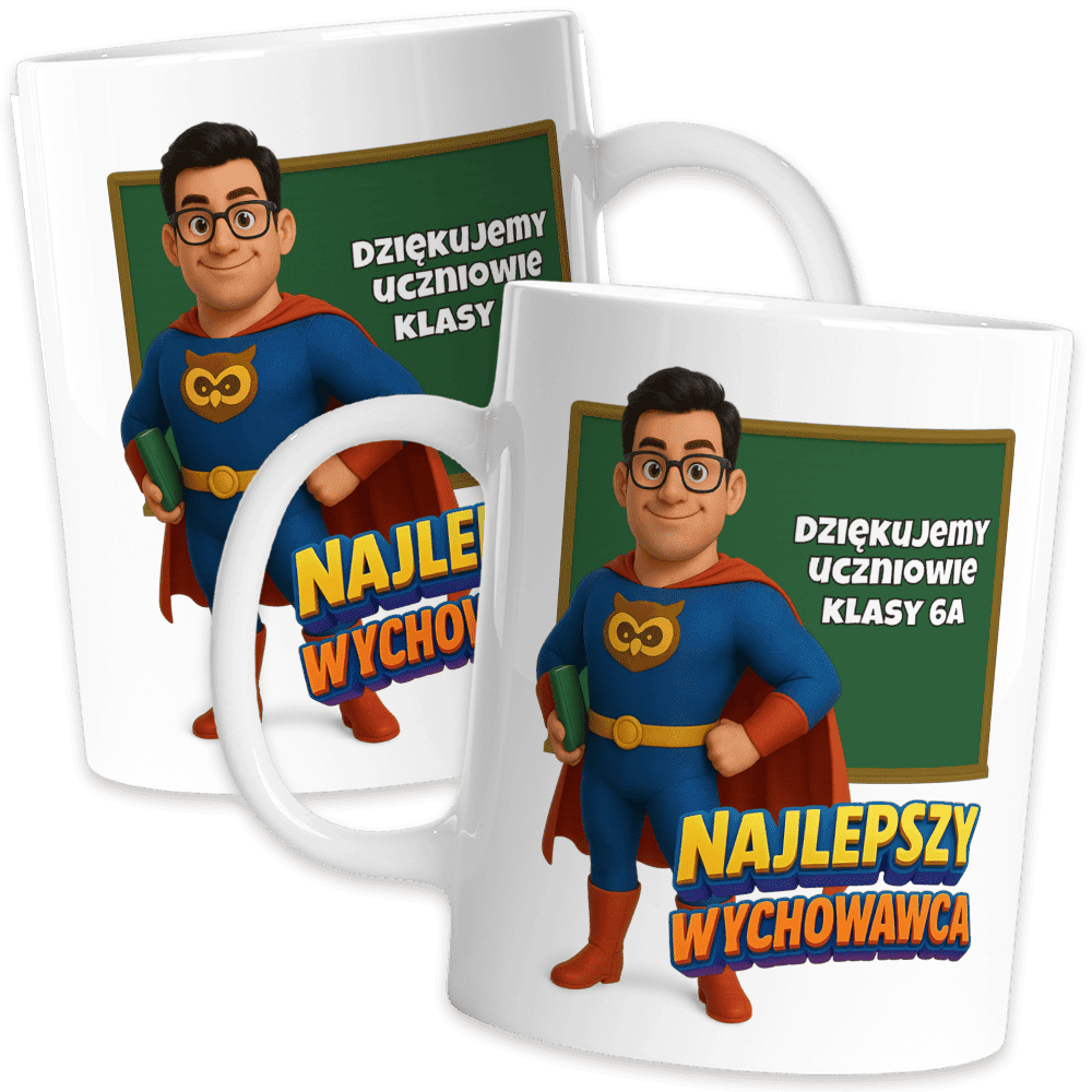 Kubek 330 ml Najlepszy Wychowawca kubek dla wychowawcy klasy 330 ml