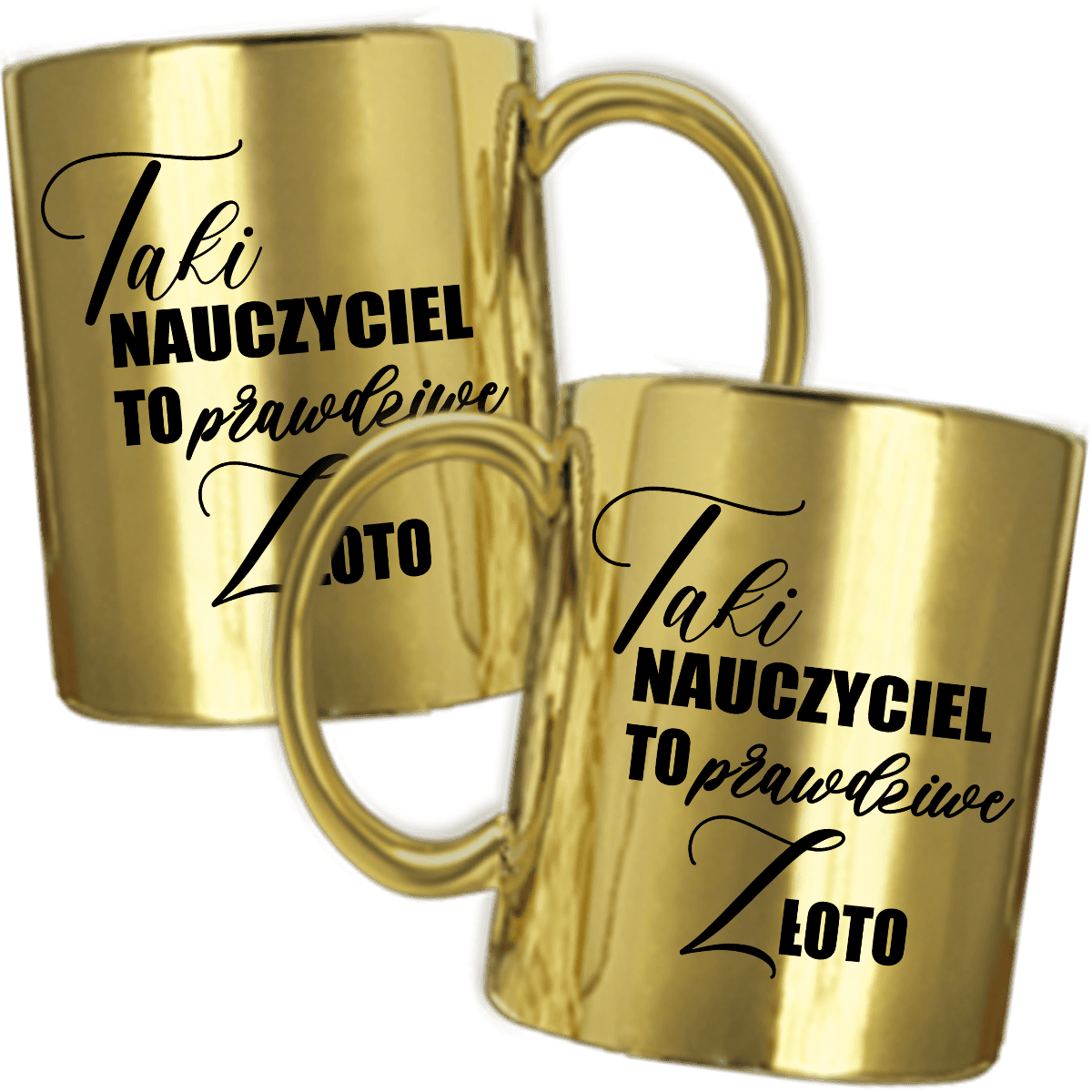 Złoty kubek dla nauczyciela