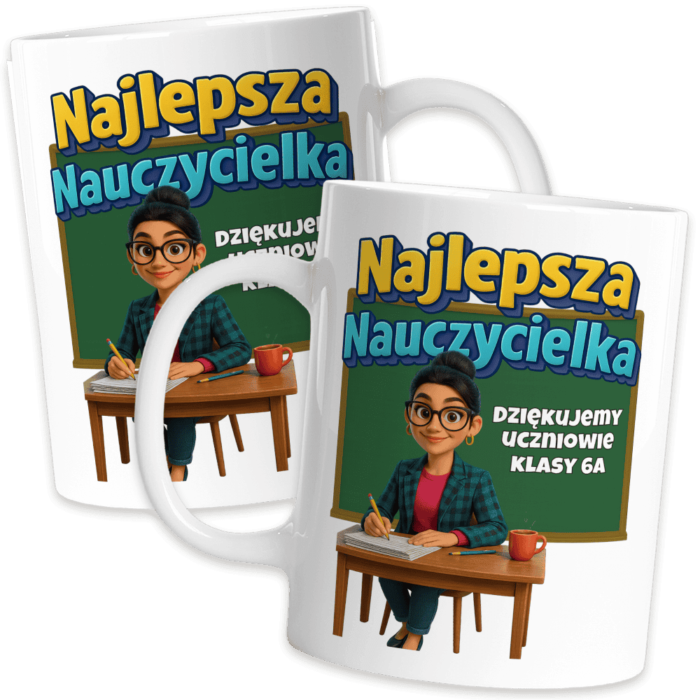 kubek z dedykacją dla nauczycielki